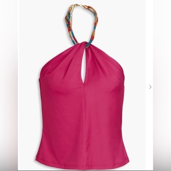 #24 NWT Veronica Beard Akeeva Top in Fuchsia - Picture 3 of 7